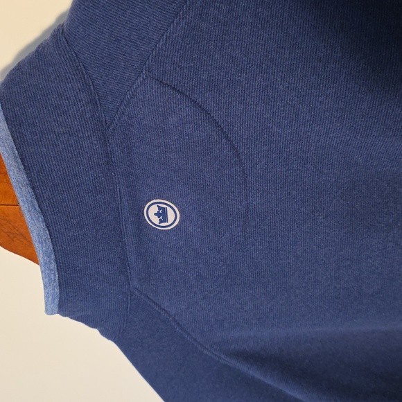 Peter Millar Medium Navy  Lightweight Golf Quarter Zip Perfect Condition - Picture 6 of 7